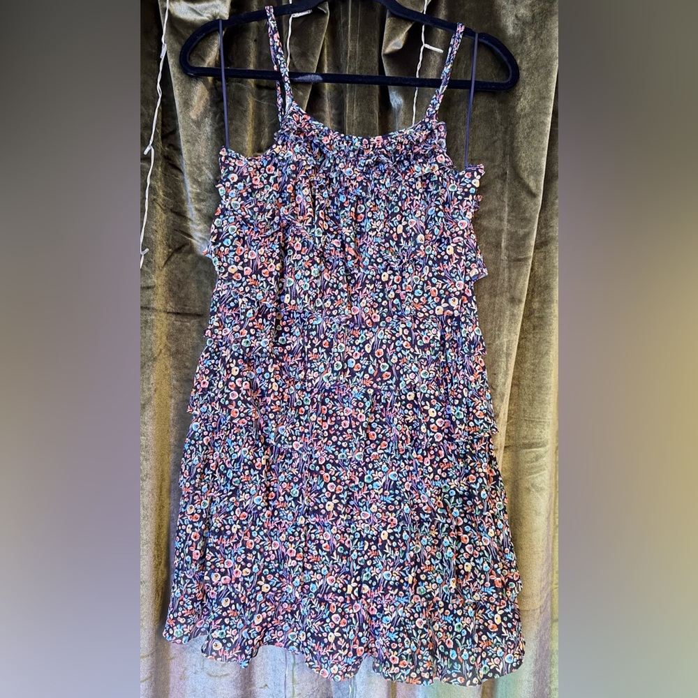 Express Floral Spaghetti Strap Dress, Small